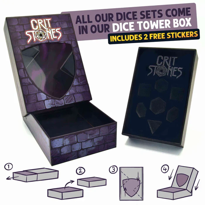 RPG Dice Set: Metal - Feywild Charm (7) - Image 2