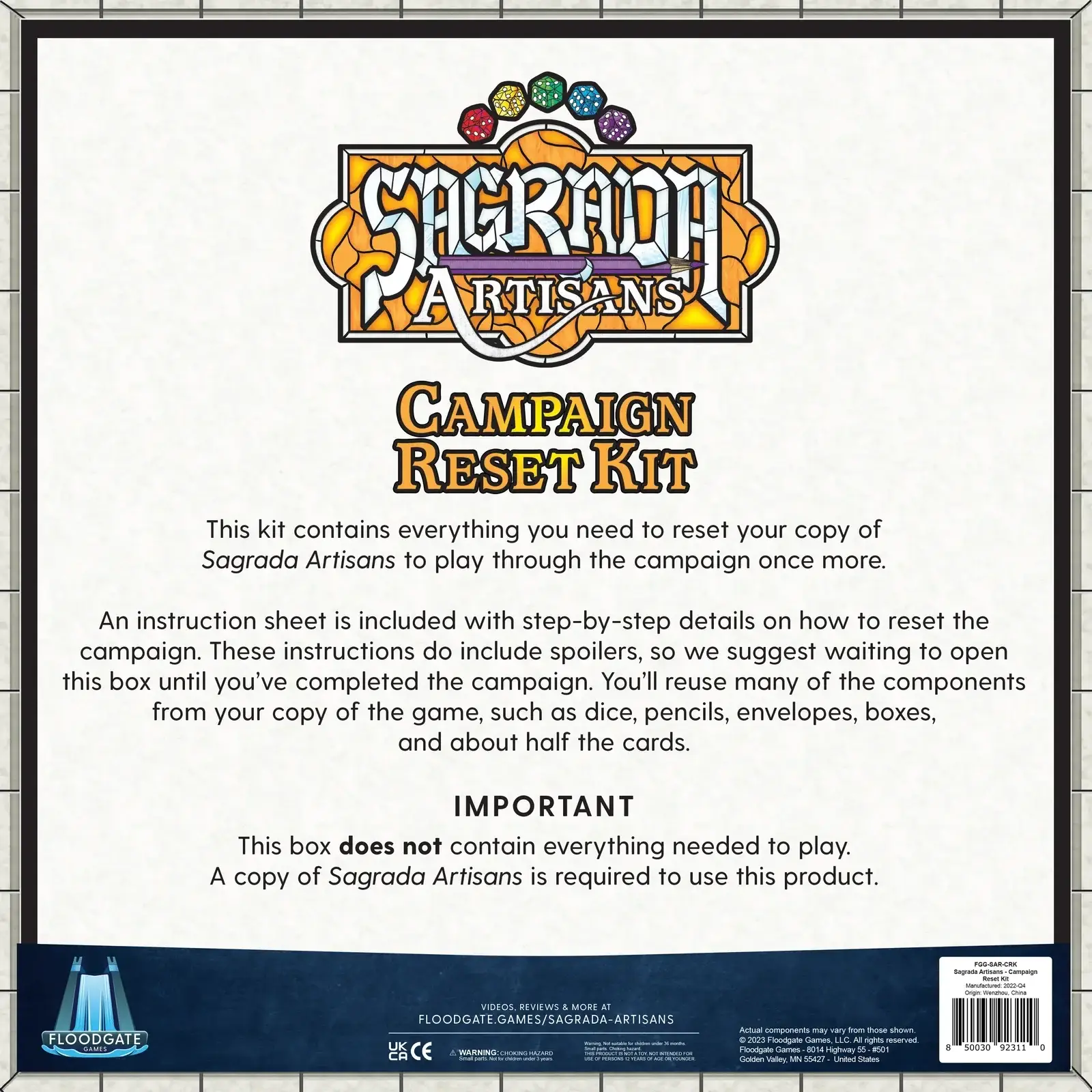 Sagrada: Artisans - Campaign Reset Kit (EN) - Image 2