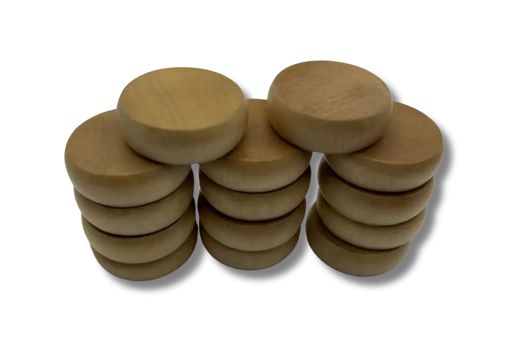 Set of 14 Crokinole Discs - Image 2