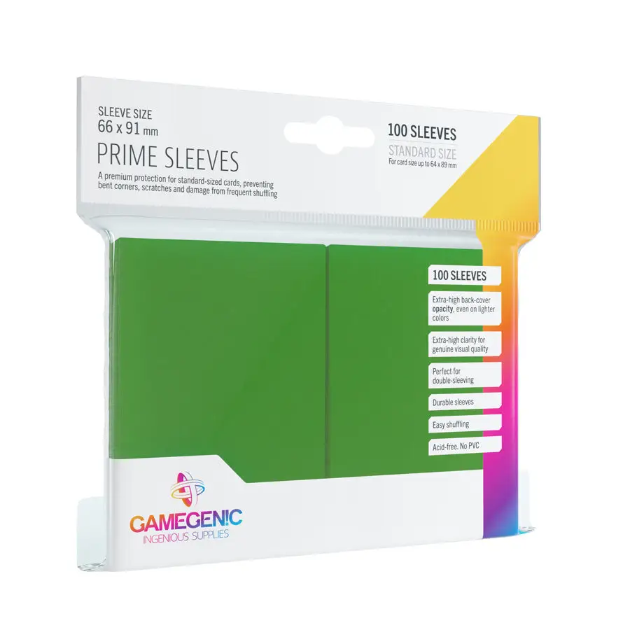 Sleeves: Gamegenic - Prime - Standard - Green (100)