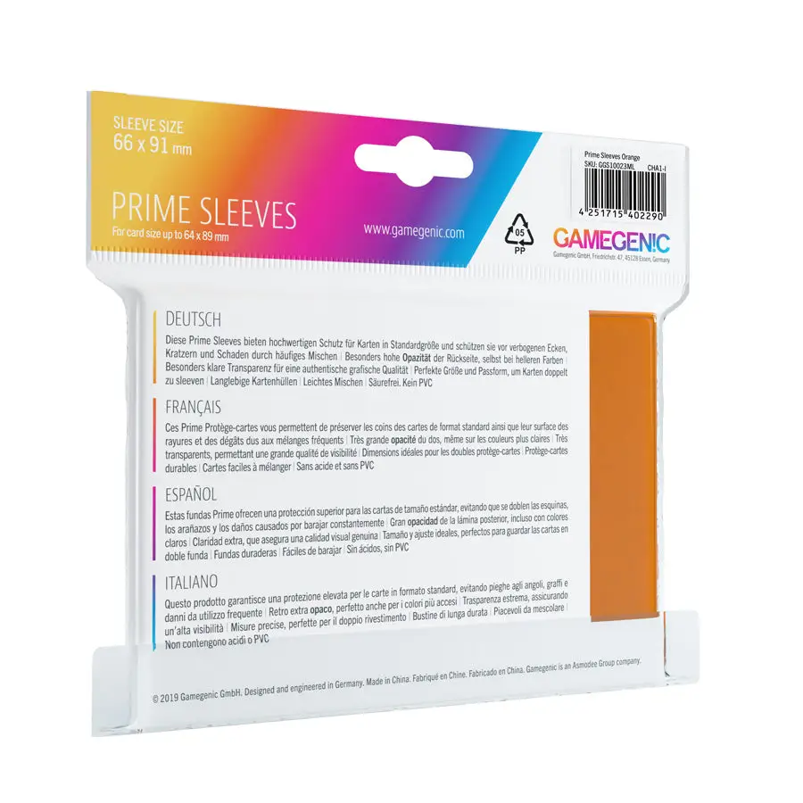 Sleeves: Prime - Standard - Orange (100) - Image 2