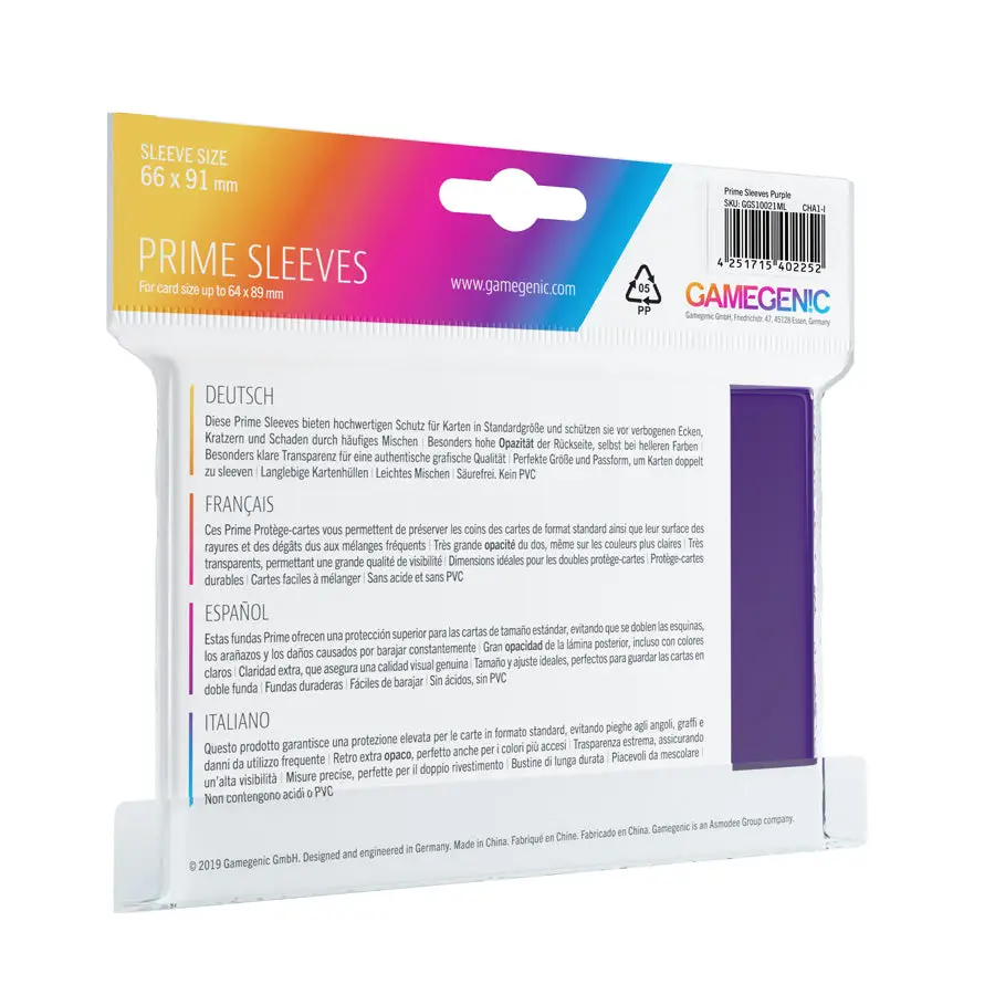Sleeves: Prime - Standard - Purple (100) - Image 2