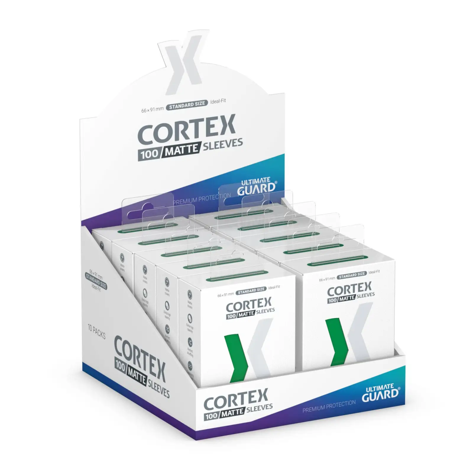 Sleeves: Ultimate Guard - Cortex - Matt-Green (100) - Image 5