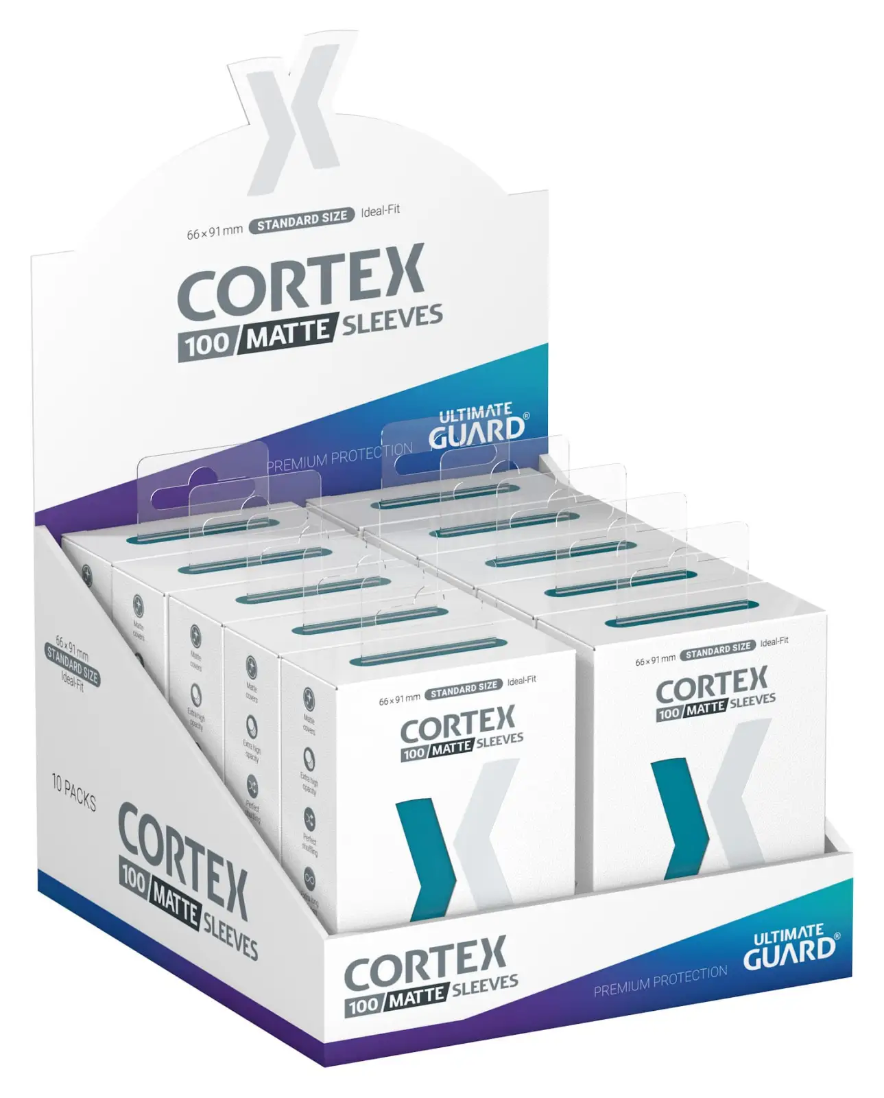Sleeves: Ultimate Guard - Cortex - Matt-Petrol blue (100) - Image 5