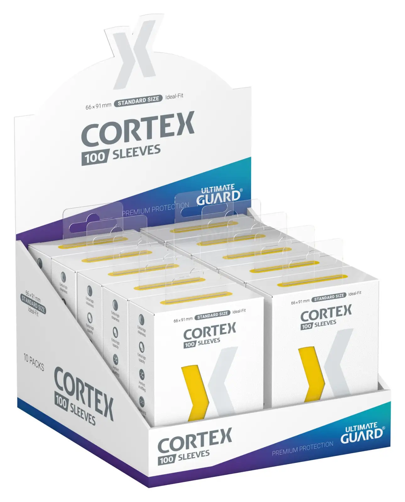 Sleeves: Ultimate Guard - Cortex - Yellow (100) - Image 5