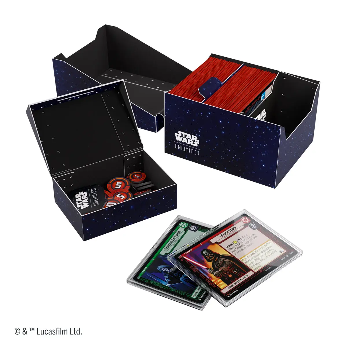 Soft Crate: Star Wars Unlimited - Twin Suns - Card Back - Blue - Image 10