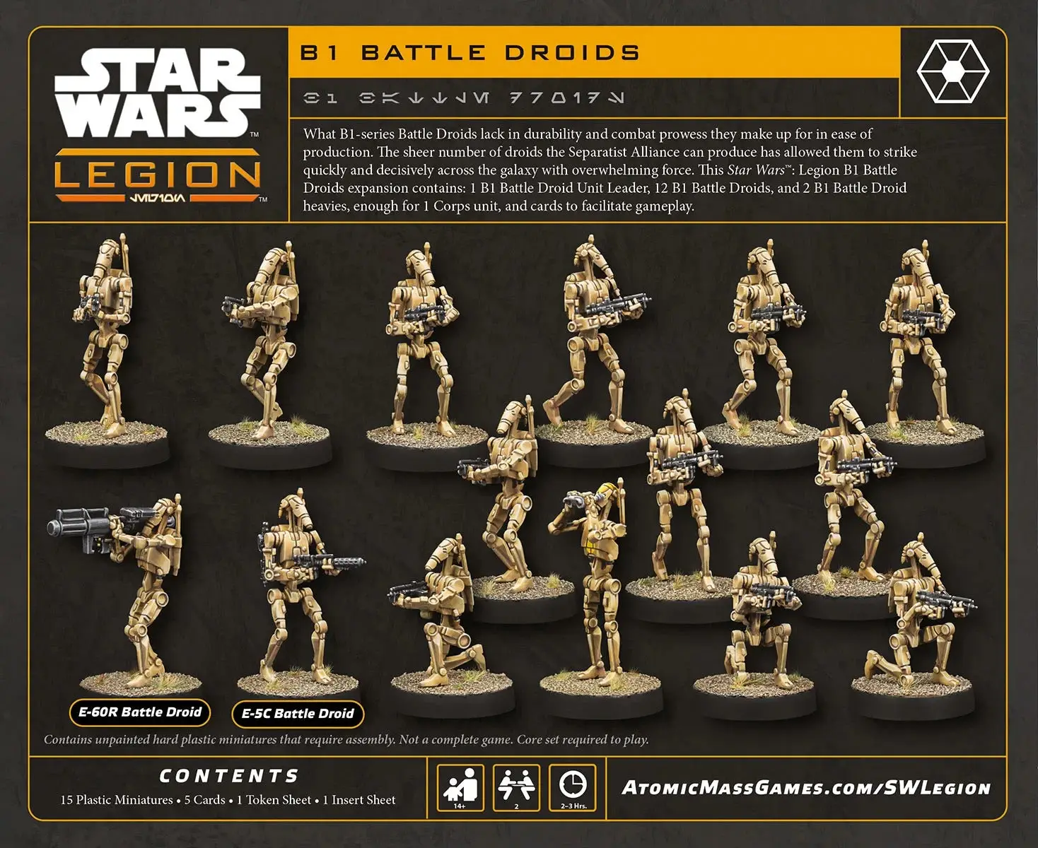 Star Wars: Legion - B1 Battle Droids (EN/DE/ES/FR) - Image 2