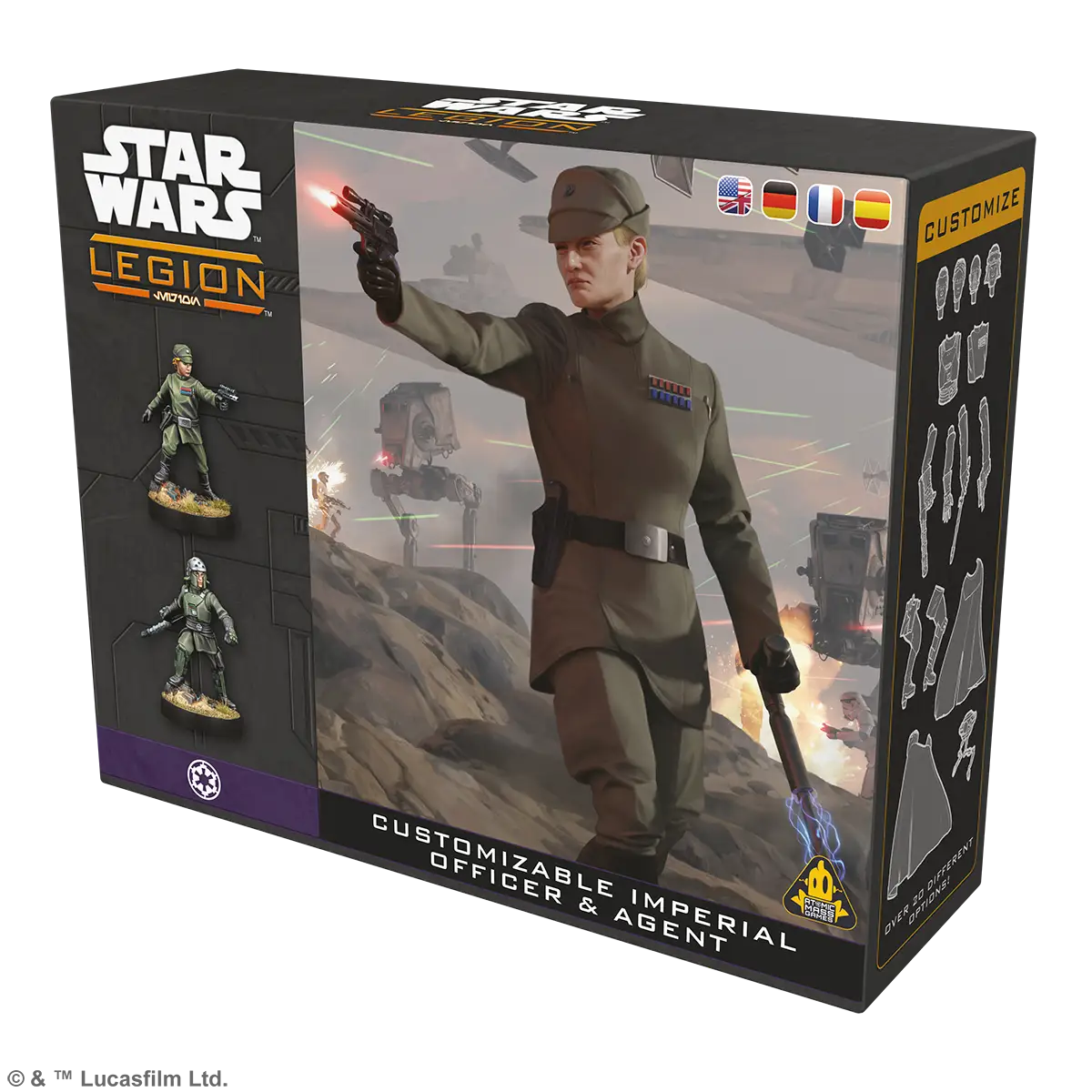 Star Wars: Legion - Customizable - Imperial Officer & Agent (EN/DE/ES/FR) - Image 7