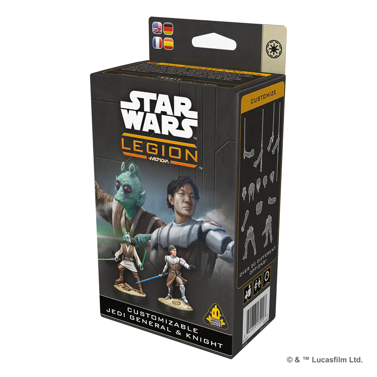 Star Wars: Legion - Customizable - Jedi General & Knight (EN/DE/FR/ES) - Image 8