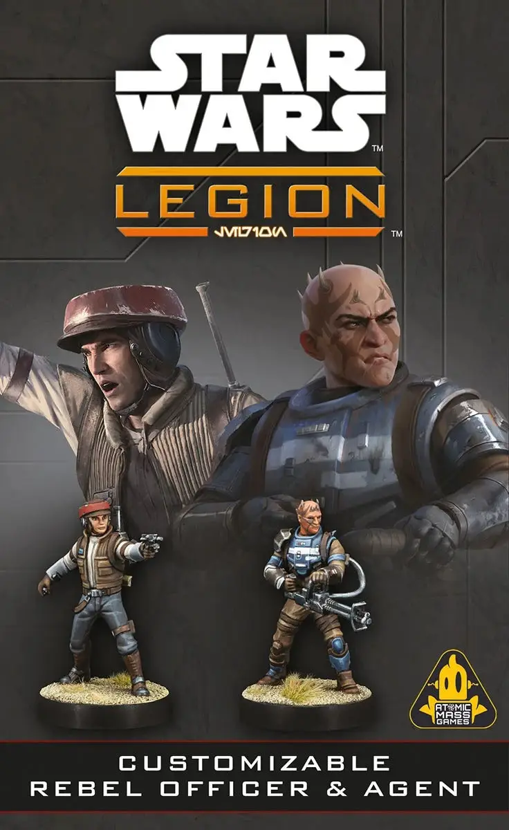 Star Wars: Legion - Customizable - Rebel Officer & Agent (EN/DE/ES/FR)