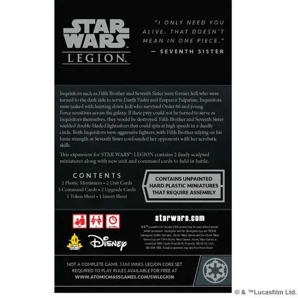 Star Wars: Legion - Fifth Brother and Seventh Sister Operative (EN) - Image 2