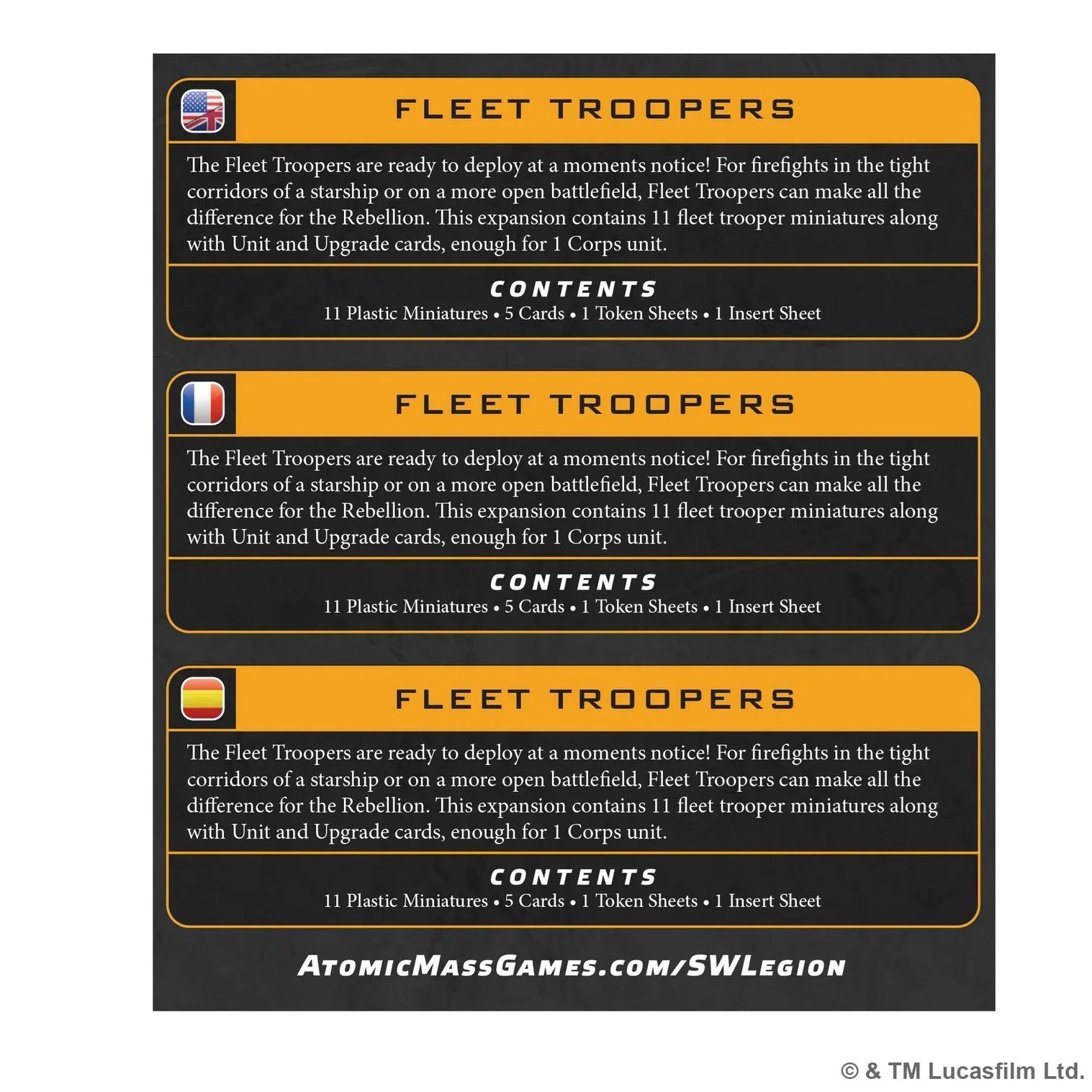 Star Wars: Legion - Fleet Troopers (EN/DE/ES/FR) - Image 3