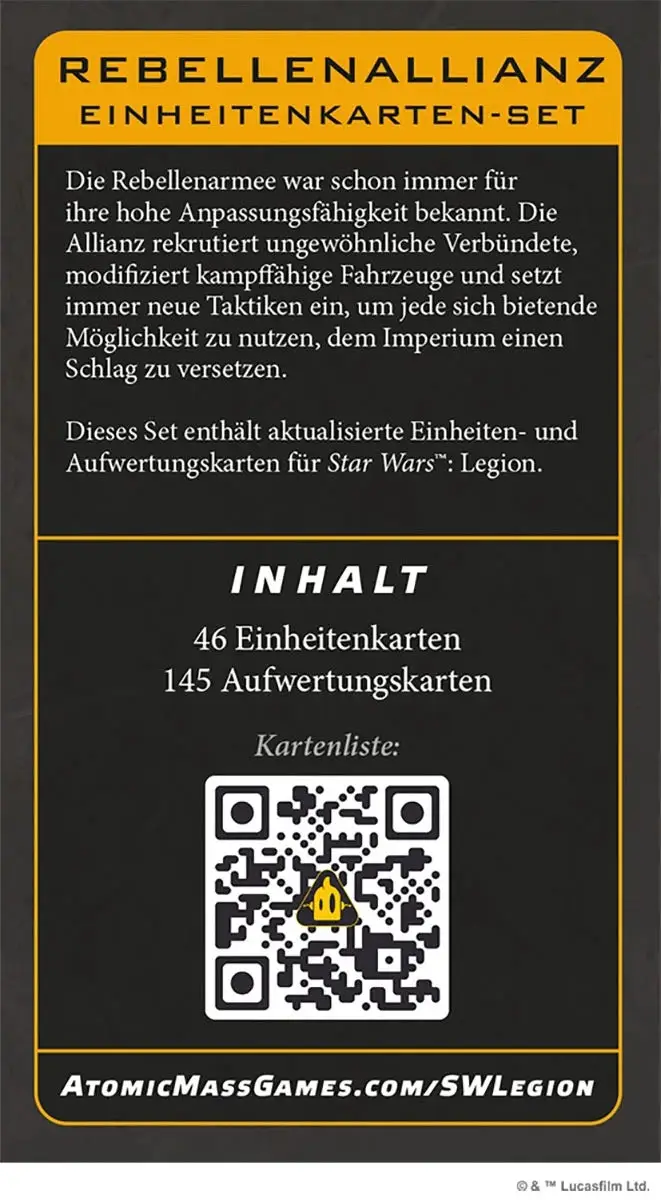 Star Wars: Legion - Kartenset - Einheiten - Rebellen Allianz (DE) - Image 2