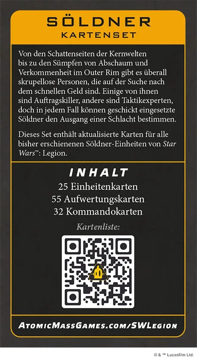 Star Wars: Legion - Kartenset - Einheiten - Söldner (DE) - Image 2