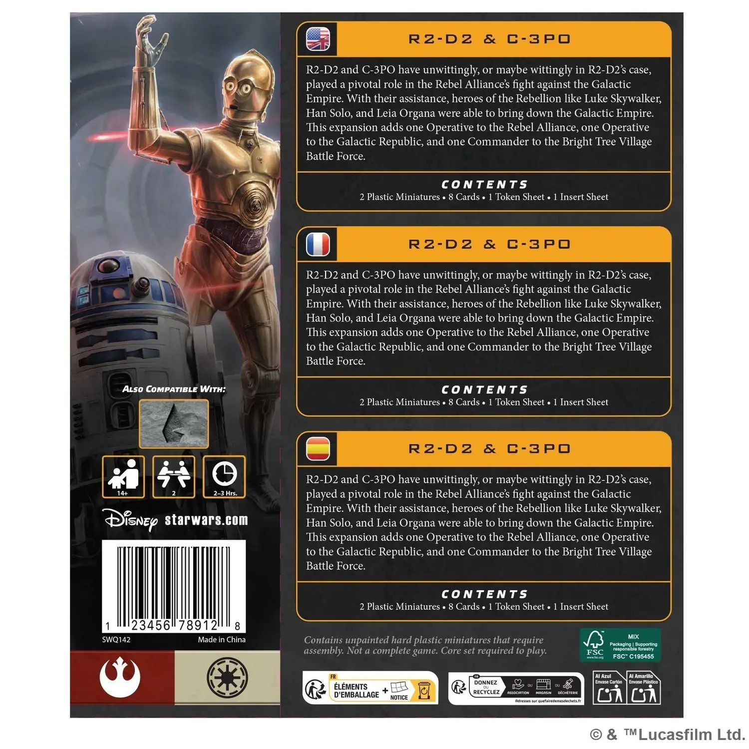 Star Wars: Legion - R2-D2 & C3PO (EN/DE/ES/FR) - Image 3
