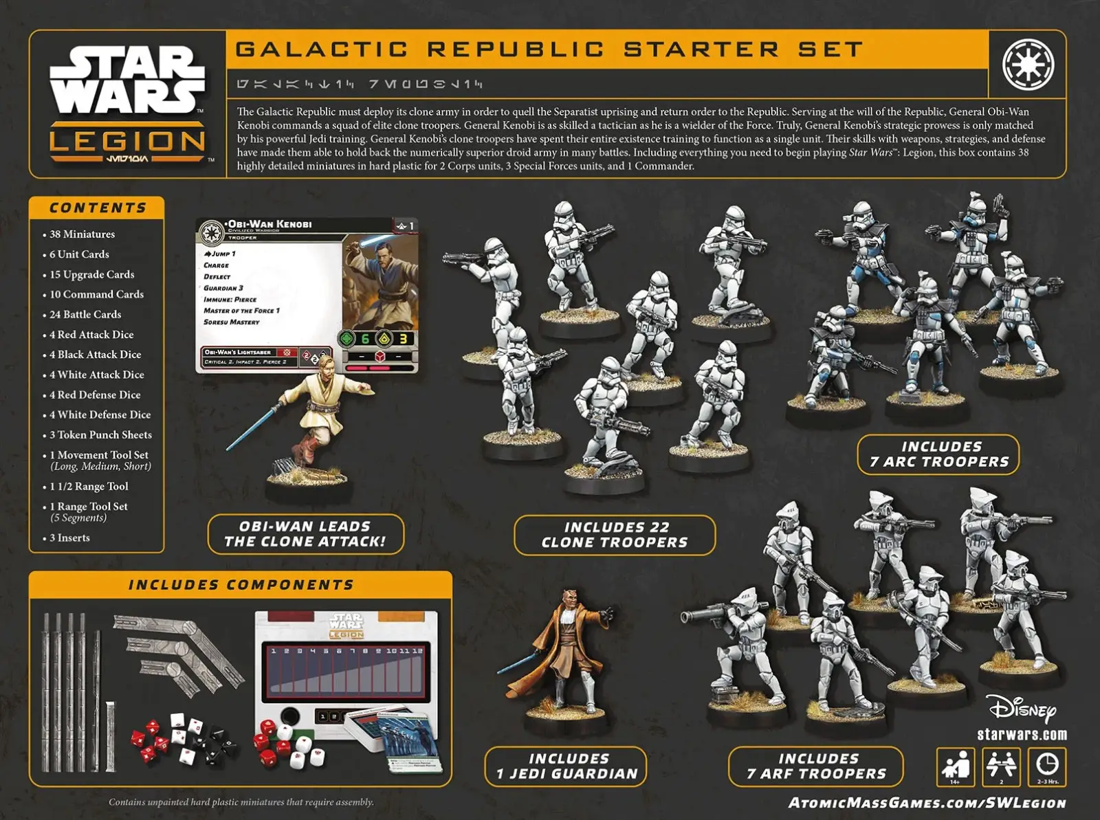 Star Wars: Legion - Starter Set - Galactic Republic (EN/DE/ES/FR) - Image 2