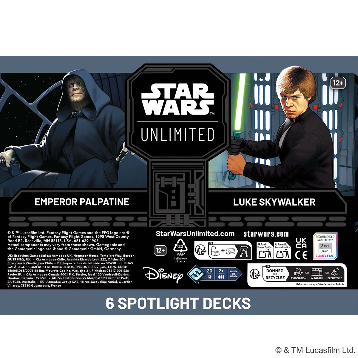 Star Wars: Unlimited - Ashes of the Empire - Spotlight Starter Deck - Emperor Palpatine (EN) - Image 2