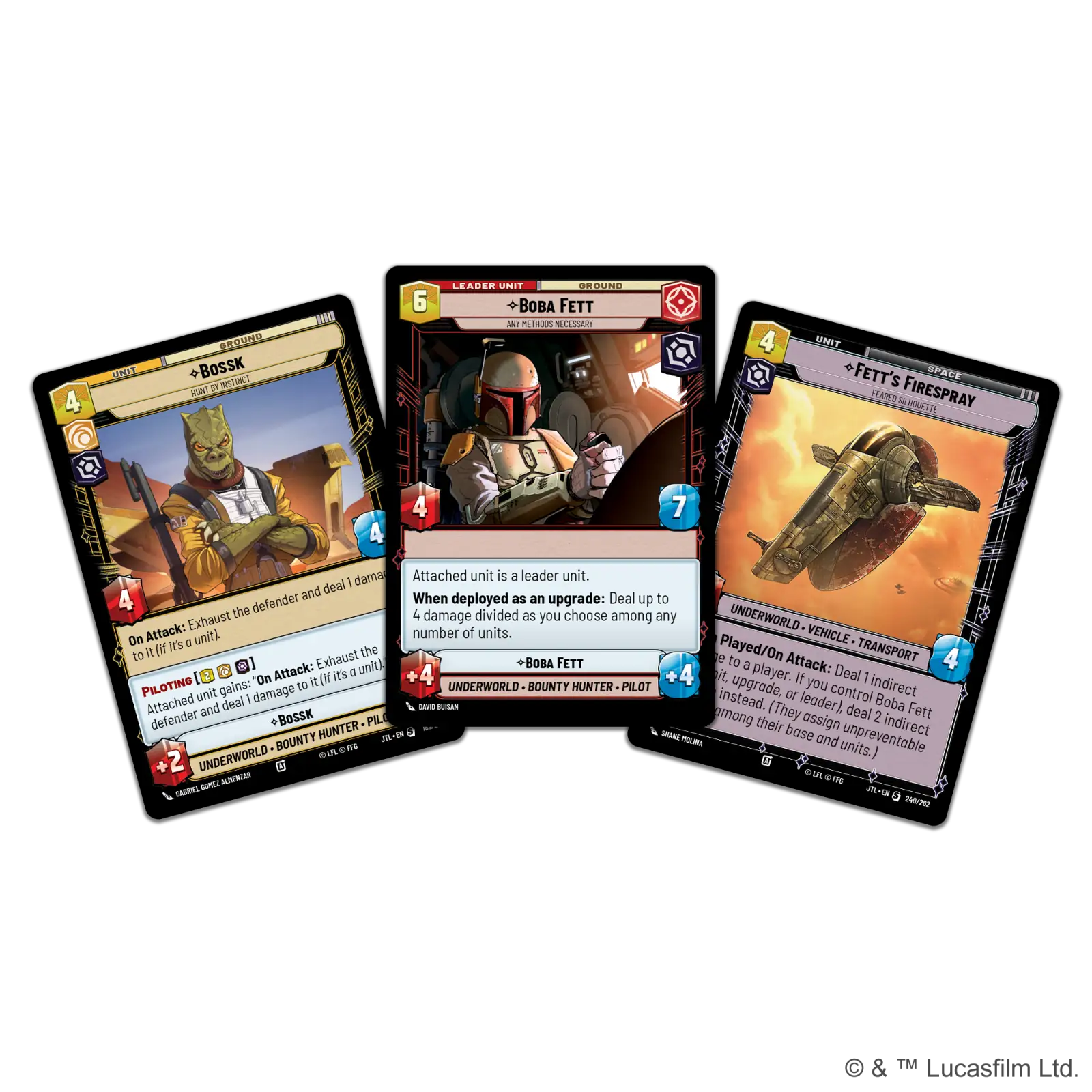 Star Wars: Unlimited - Jump to Lightspeed - Spotlight Starter Deck - Boba Fett (EN) - Image 3