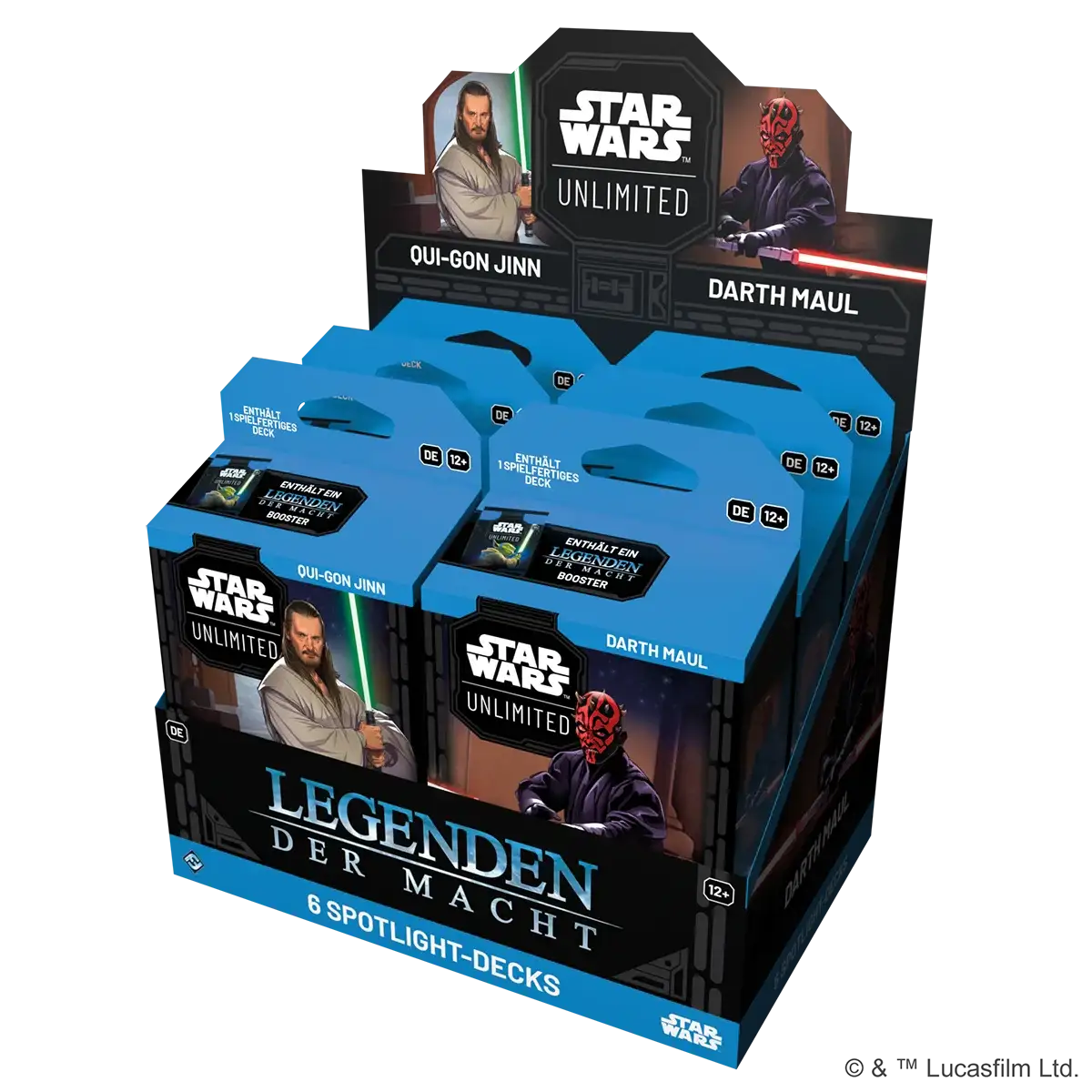 Star Wars: Unlimited - Legenden der Macht- Spotlight Starter Deck - Qui-Gon Jinn (DE) - Image 2