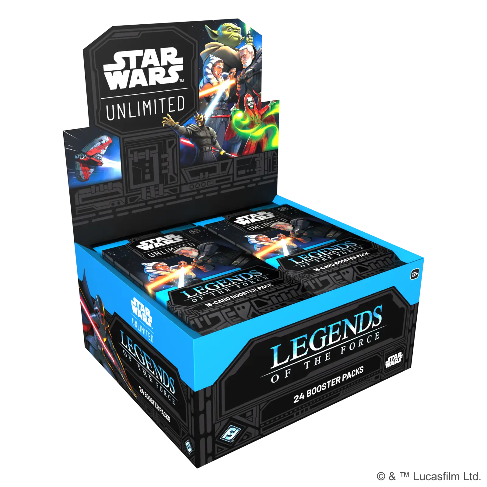 Star Wars: Unlimited - Legends of the Force - Booster Display Case (6 Displays) (EN)