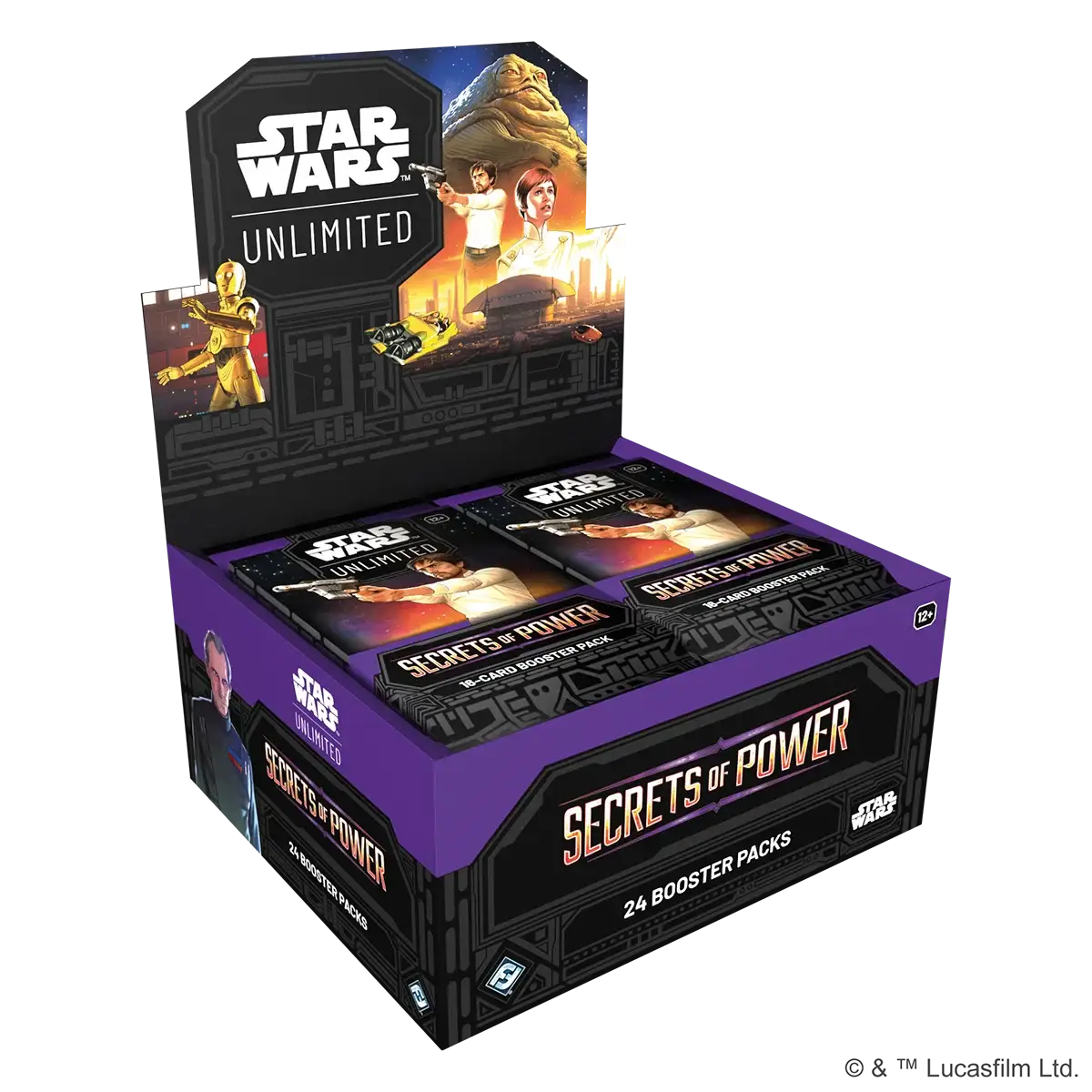 Star Wars: Unlimited - Secrets of Power - Booster Display Case (6 Displays) (EN)