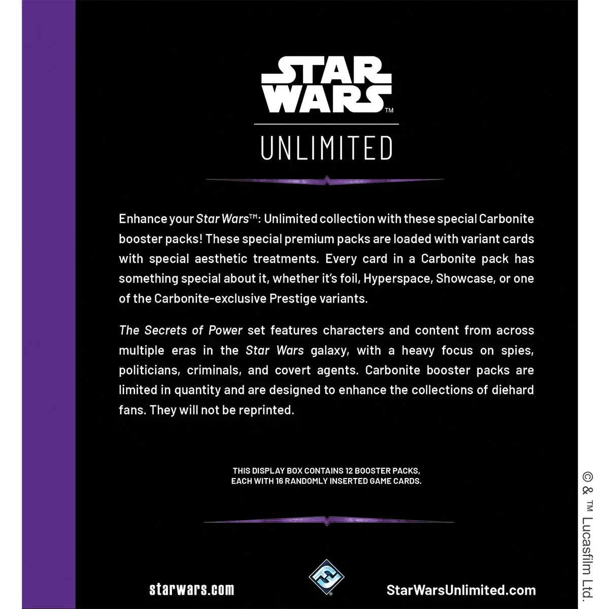 Star Wars: Unlimited - Secrets of Power - Carbonite Display (12 Booster) (EN) - Image 3