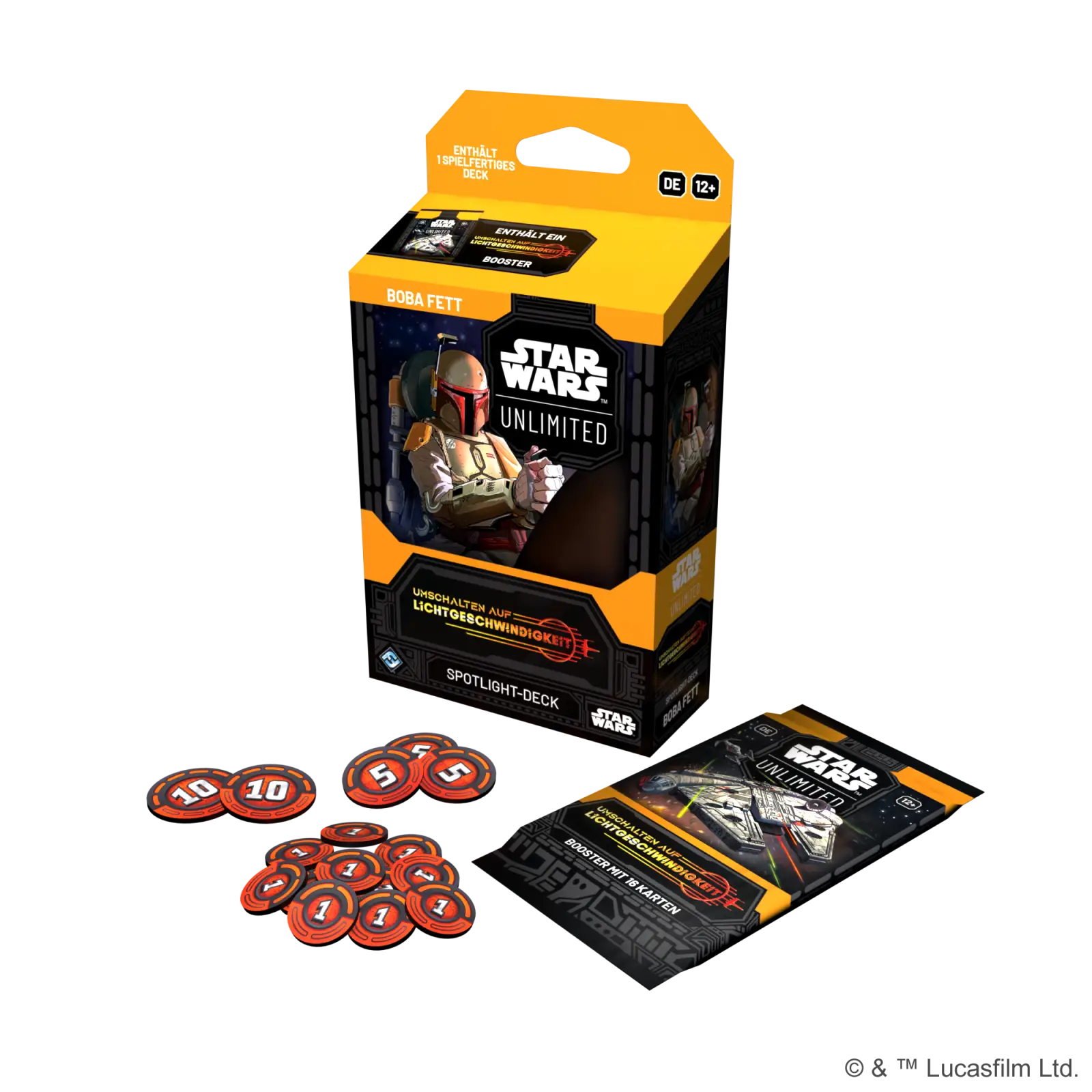 Star Wars: Unlimited - Umschalten auf Lichtgeschwindigkeit- Spotlight Starter Deck - Boba Fett (DE) - Image 5