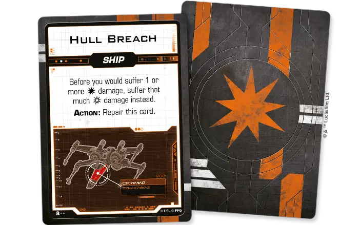 Star Wars X-Wing: Second Edition - Resistance Damage Deck (EN) - Image 2