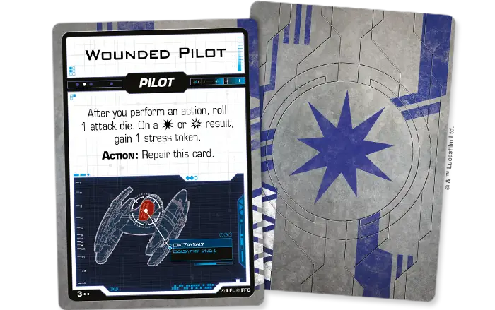 Star Wars X-Wing: Second Edition - Separatist Alliance Damage Deck (EN) - Image 2
