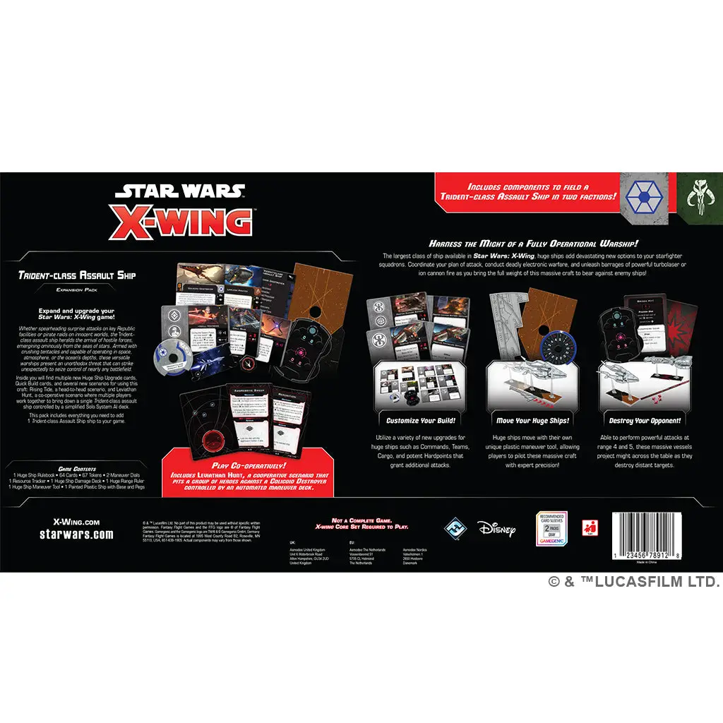 Star Wars X-Wing: Second Edition - Trident Class Assault Ship (EN) - Image 2