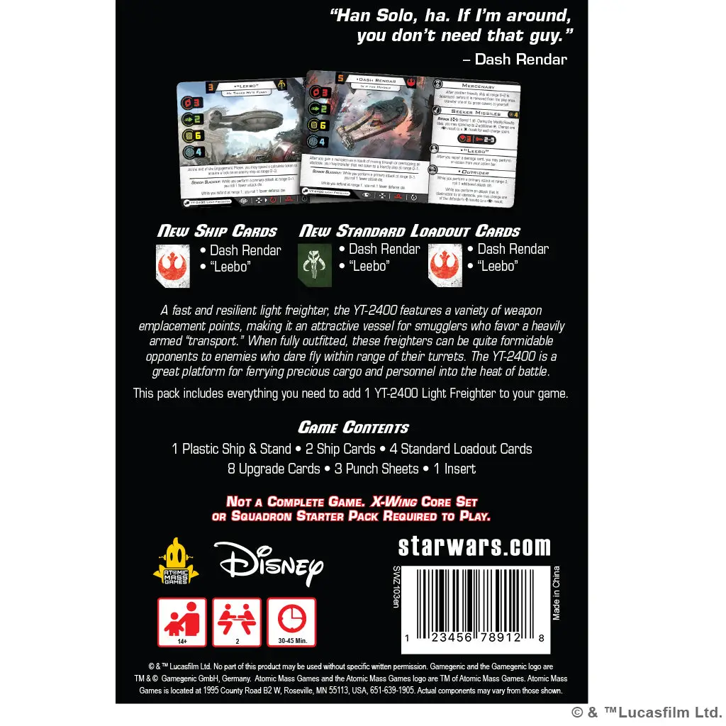 Star Wars X-Wing: Second Edition - YT-2400 Light Freighter (EN) - Image 2
