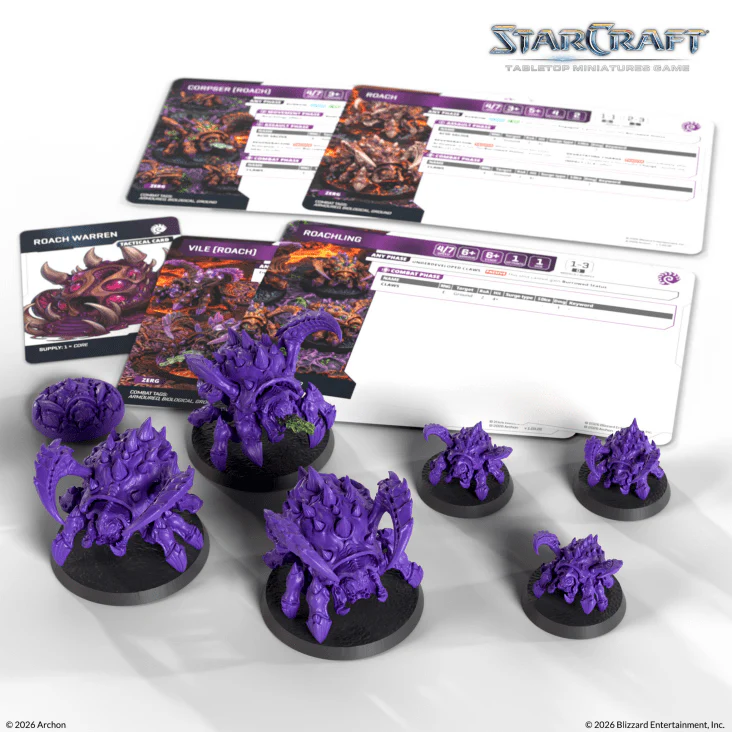 Starcraft: Miniatures Game - Zerg - Roach (EN) - Image 2