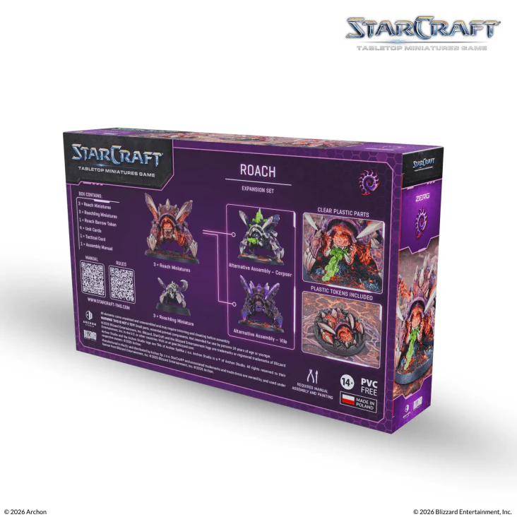 Starcraft: Miniatures Game - Zerg - Roach (EN) - Image 4