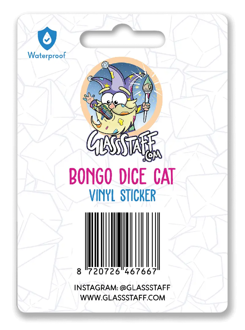 Sticker: Bongo Dice Cat - Image 2
