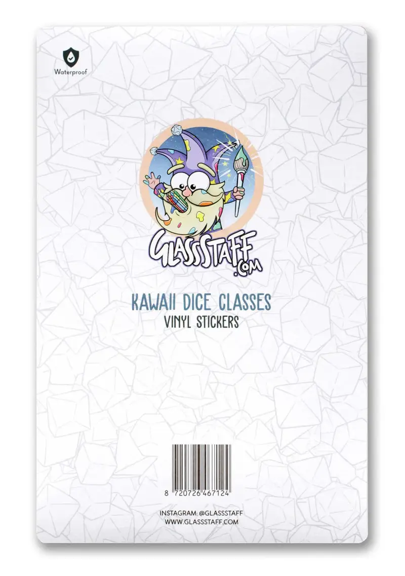 Sticker: Kawaii Dice - Classes - Image 3