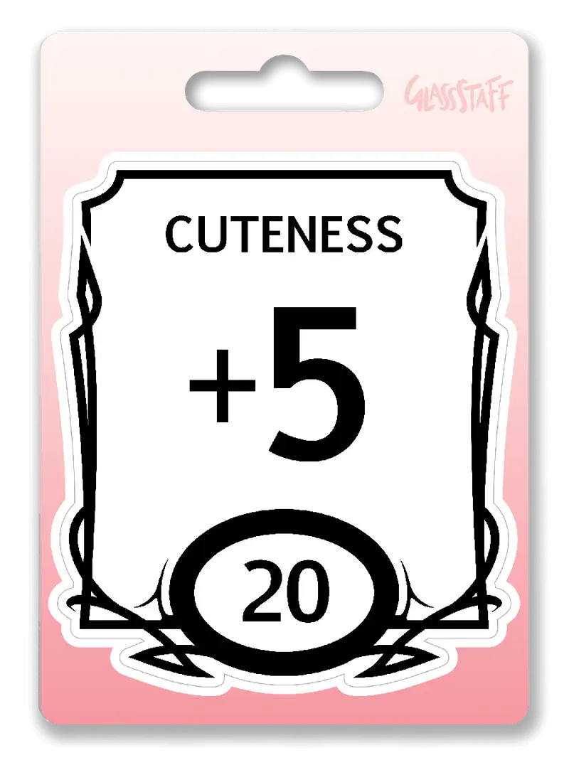 Sticker: Stat Block - Cute