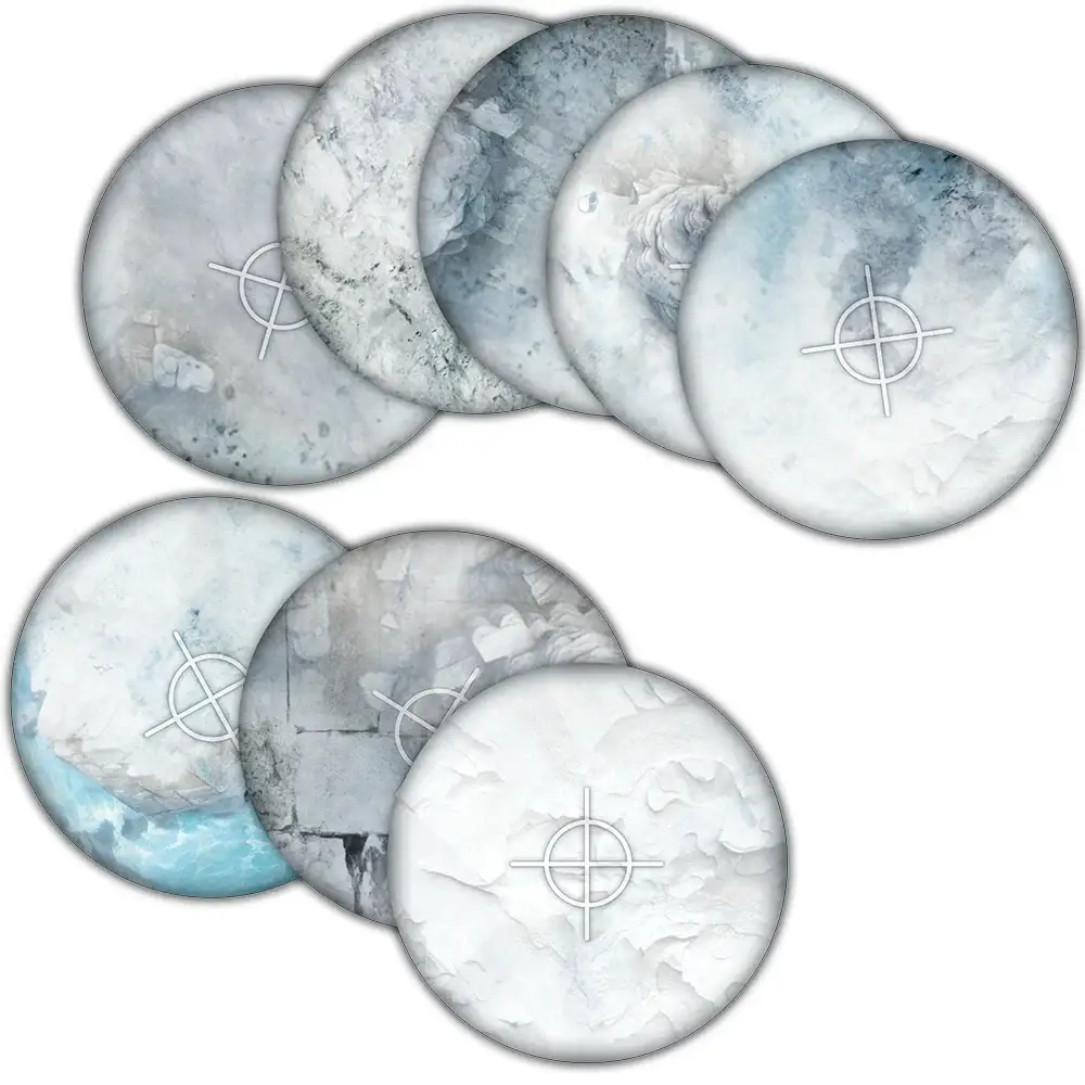 Terrain Crate: Objective Templates - Snowfield