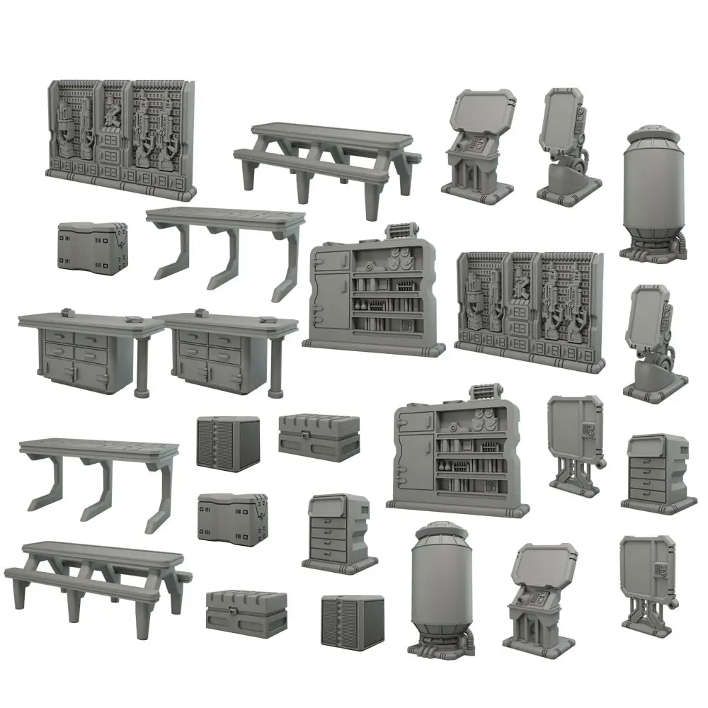 Terrain Crate: Sci-Fi Terrain - Starship Scenery