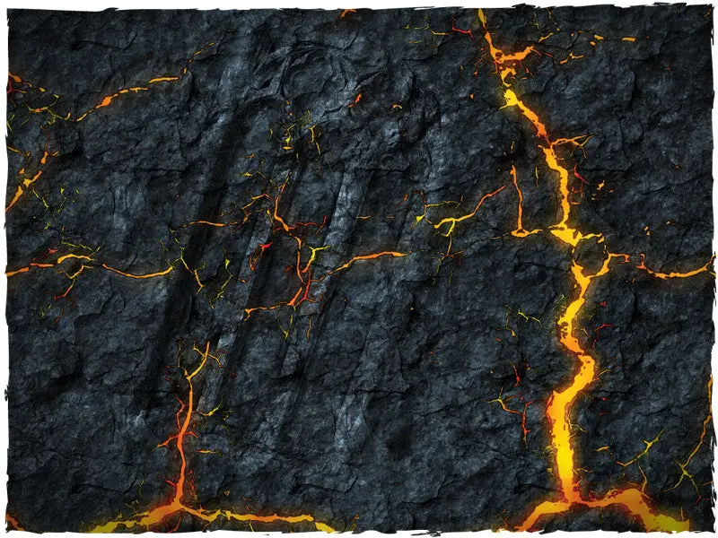 Playmat: Terrain Mat - Mouse Mat - Inferno - Image 2