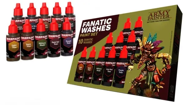 The Army Painter: Warpaints - Fanatic - Washes Paint Set