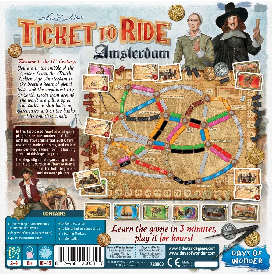 Ticket to Ride: Amsterdam (EN) - Image 2