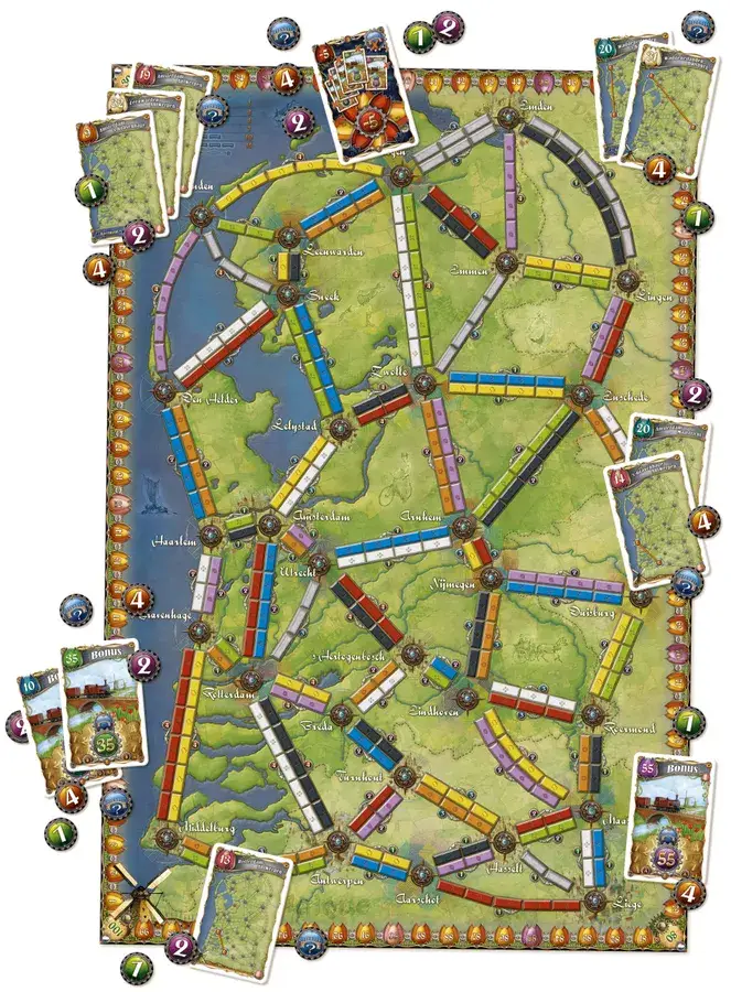 Ticket to Ride: Map Collection Volume 4 - Nederland (EN/DE/FR) - Image 2