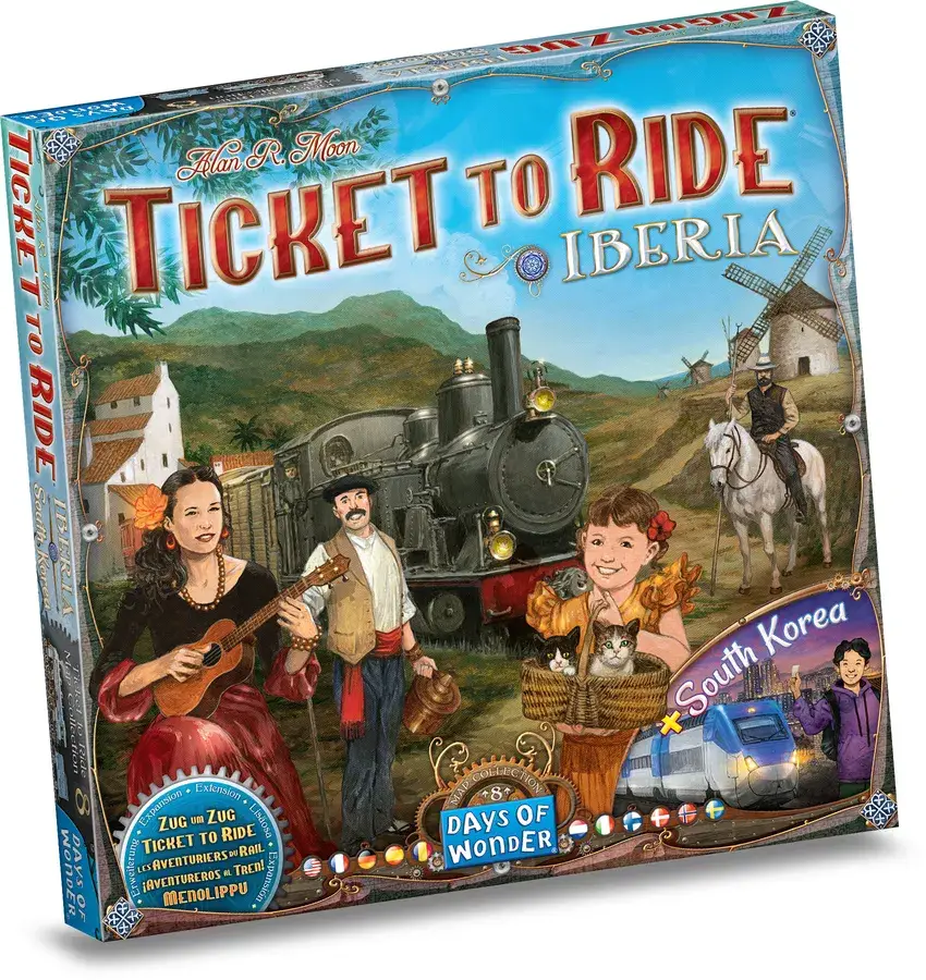 Ticket to Ride: Map Collection - Volume 8 - Iberia & South Korea (EN/DE/FR) - Image 3