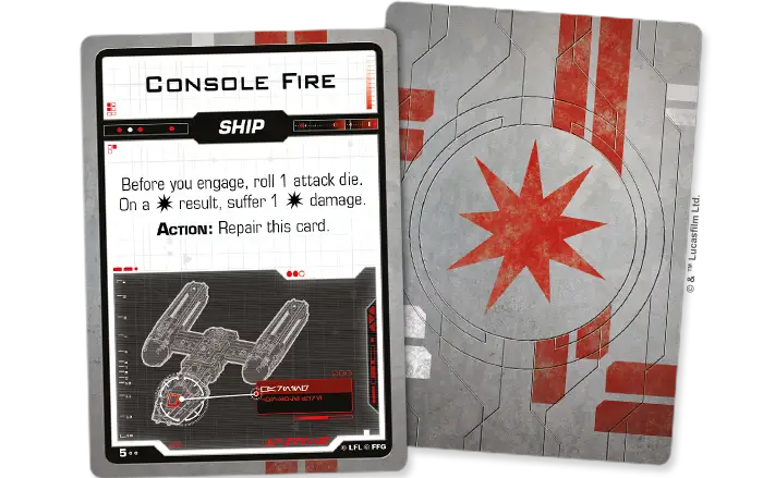 Star Wars X-Wing: Second Edition - Rebel Alliance Damage Deck (EN) - Image 2