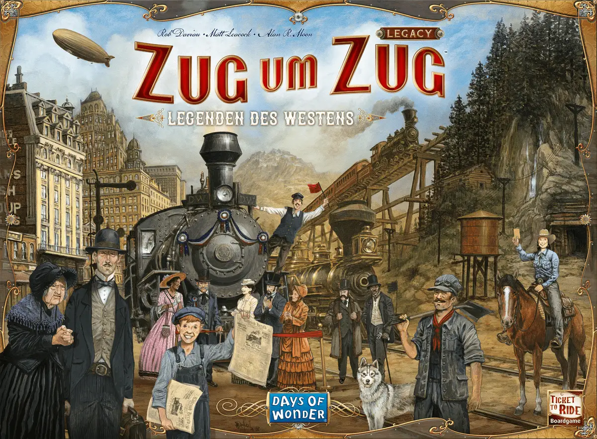 Zug um Zug Legacy: Legenden des Westens (DE)